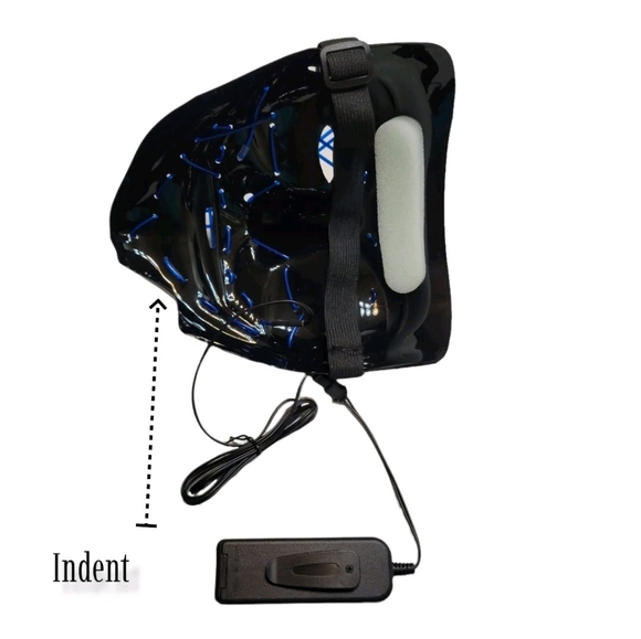 Led Plastic Glow Mask 3 Mode Lighting Halloween Cosplay Rave Club Party Purge - Picture 4 of 6